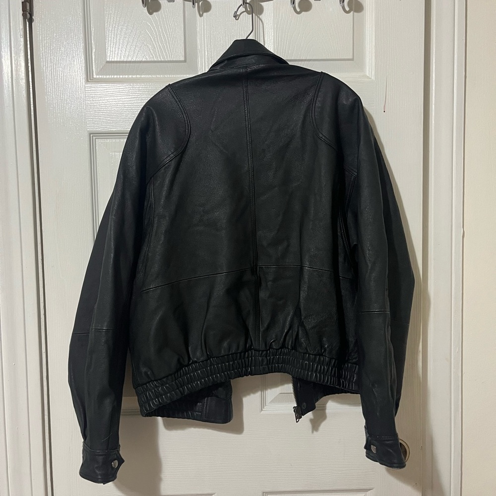 Black Leather Jacket - Picture 7 of 9